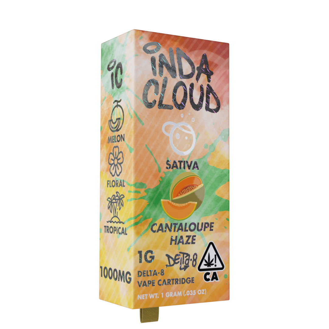 Closed Cantaloupe Haze Delta 8 Vape Cartridge 1 Gram