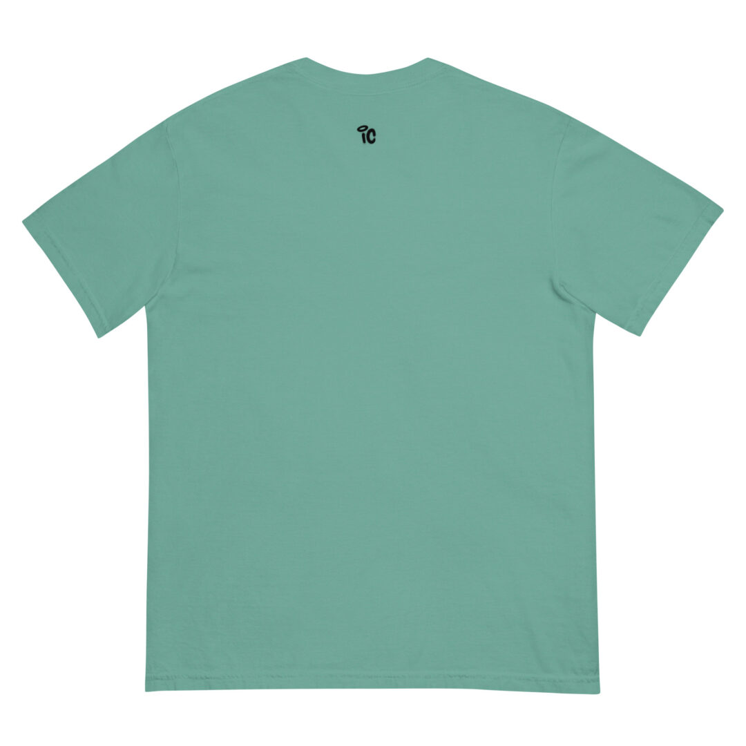 Unisex Garment Dyed Heavyweight T Shirt Seafoam Back 6541639F9484A